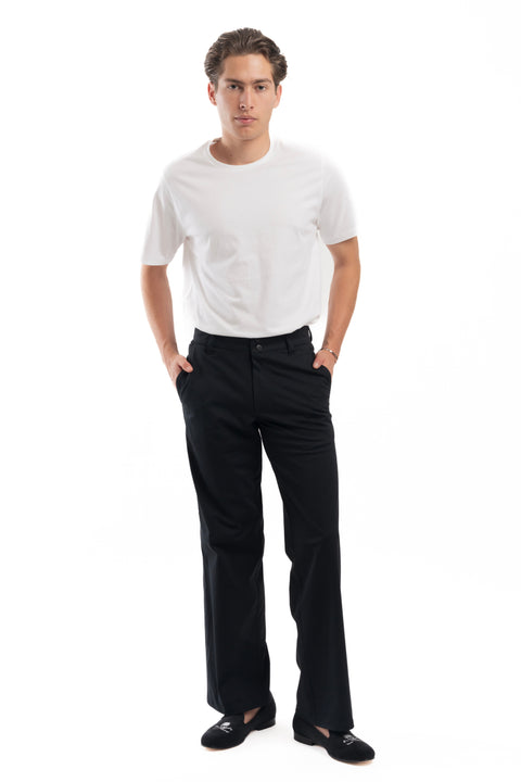 Delos Black Trousers