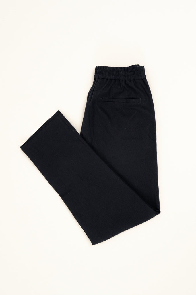 Romero McPaul - , Romero + McPaul, Milos Navy Linen Trousers