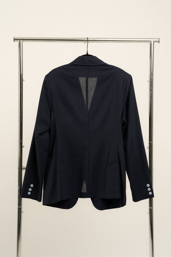 Romero McPaul - , Romero & McPaul, Newport Navy Linen Blazer