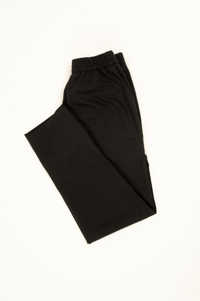 Romero McPaul - , Romero + McPaul, Milos Black Linen Trousers