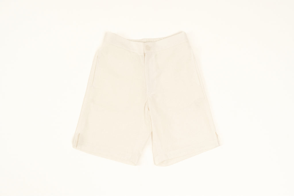 Romero McPaul - , Romero + McPaul, Bondi White Linen Shorts