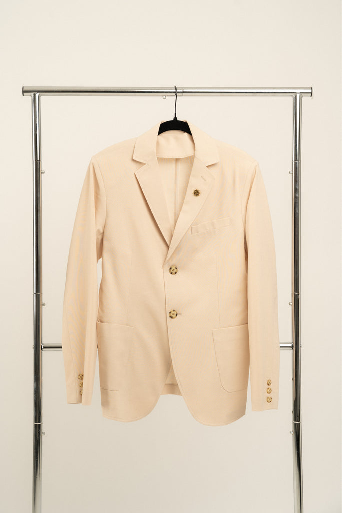 Romero McPaul - , Romero & McPaul, Newport Beige Linen Blazer