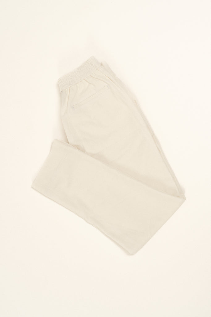 Romero McPaul - , Romero + McPaul, Milos Ivory Linen Trousers