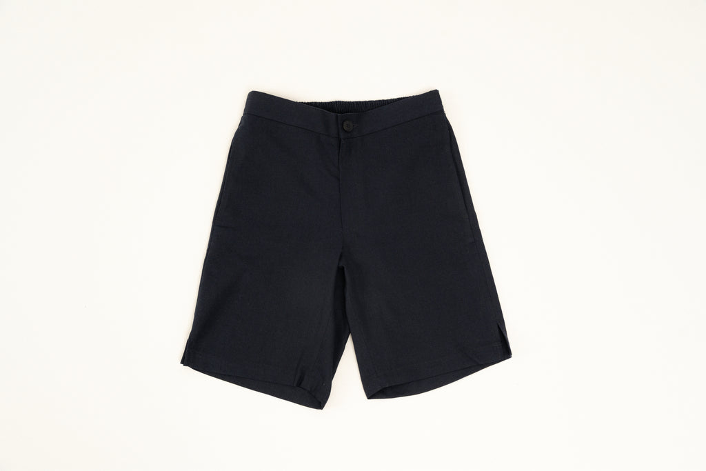 Romero McPaul - , Romero + McPaul, Bondi Navy Linen Shorts