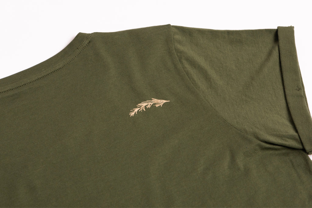 Romero McPaul - , Romero + McPaul, Pima Cotton Australian Green Tee