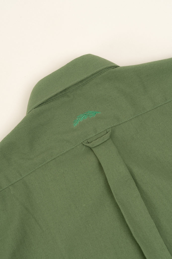 Romero McPaul - , Romero + McPaul, Cannes Green Linen Shirt'25