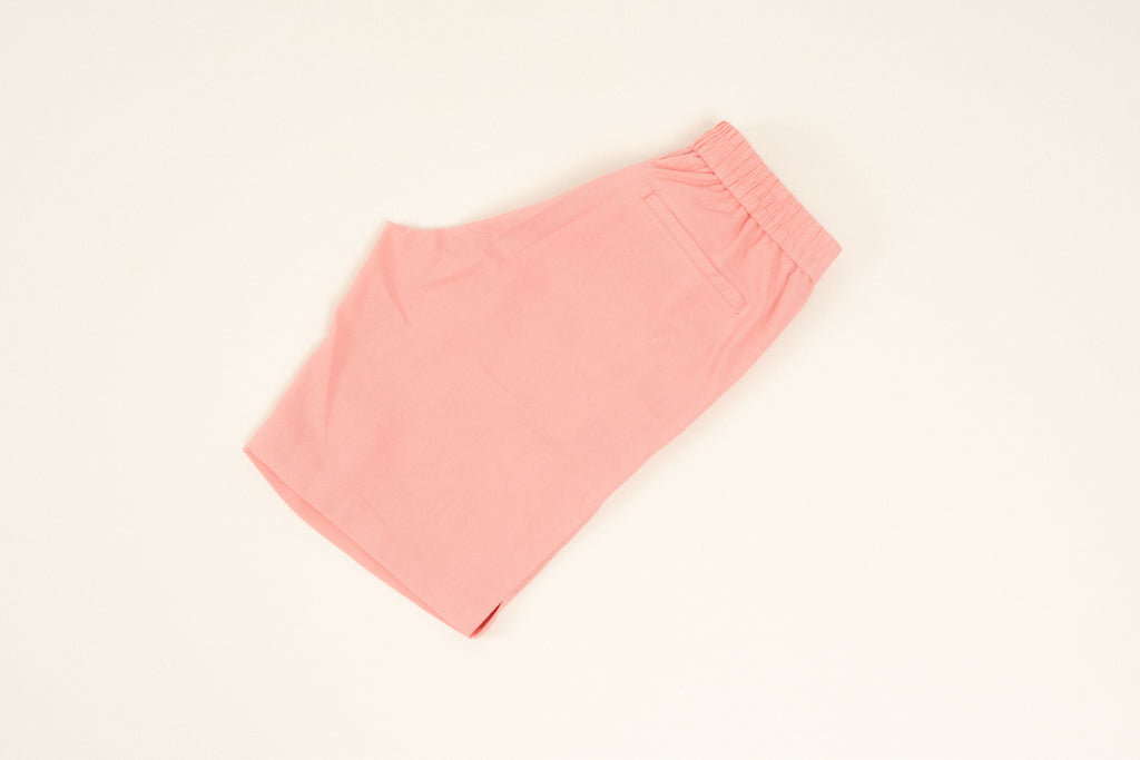 Romero McPaul - , Romero + McPaul, Bondi Pink Linen Shorts
