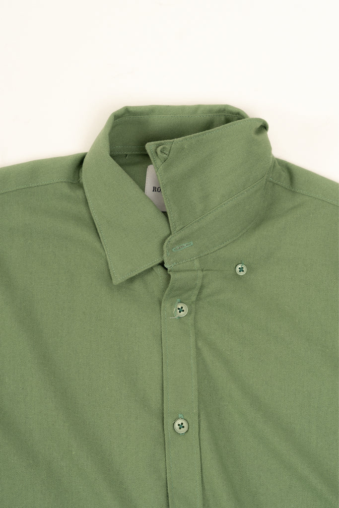 Romero McPaul - , Romero + McPaul, Cannes Green Linen Shirt'25