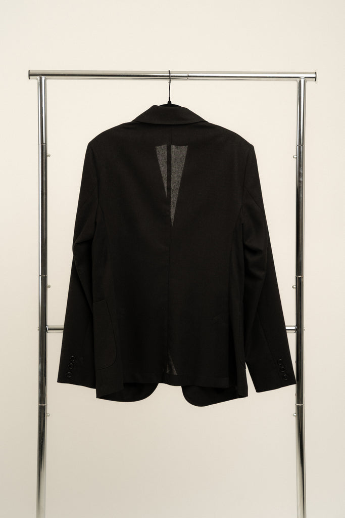 Romero McPaul - , Romero & McPaul, Newport Black Linen Blazer