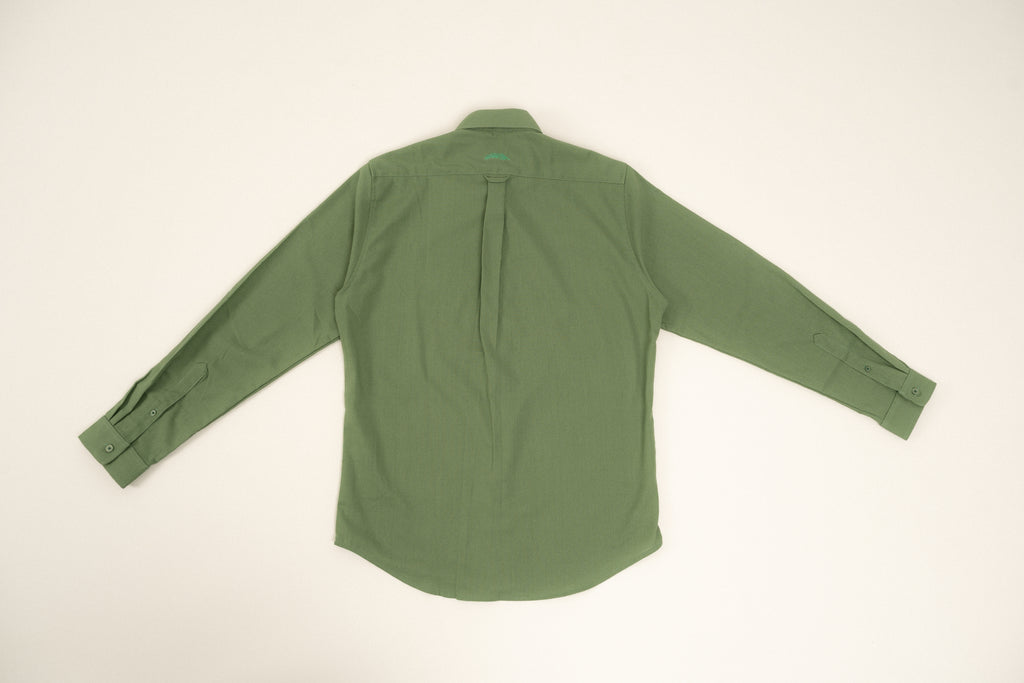 Romero McPaul - , Romero + McPaul, Cannes Green Linen Shirt'25