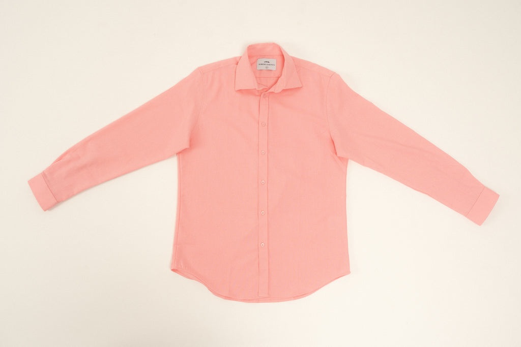 Romero McPaul - , Romero + McPaul, Cannes Pink Linen Shirt'25